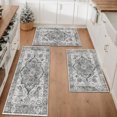 thumbnail image 1 of Farmhouse Kitchen Rugs Set 3 Piece, Boho Kitchen Mats for Floor, Non-Slip Kitchen Rug Waterproof Mats for Kitchen, Runner Rugs for Hallway Laundry Holiday Sink Decor, 1 of 12
