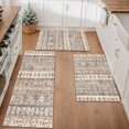 thumbnail image 1 of Farmhouse Kitchen Rugs Set 3 Piece, Boho Kitchen Mats for Floor, Non-Slip Kitchen Rug Waterproof Mats for Kitchen, Runner Rugs for Hallway Laundry Holiday Sink Decor, 1 of 12