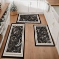 thumbnail image 1 of Farmhouse Kitchen Rugs Set 3 Piece, Boho Kitchen Mats for Floor, Non-Slip Kitchen Rug Waterproof Mats for Kitchen, Runner Rugs for Hallway Laundry Holiday Sink Decor, 1 of 12