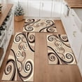 thumbnail image 1 of Farmhouse Kitchen Rugs Set 3 Piece, Boho Kitchen Mats for Floor, Non-Slip Kitchen Rug Waterproof Mats for Kitchen, Runner Rugs for Hallway Laundry Holiday Sink Decor, 1 of 12