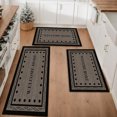 thumbnail image 1 of Farmhouse Kitchen Rugs Set 3 Piece, Boho Kitchen Mats for Floor, Non-Slip Kitchen Rug Waterproof Mats for Kitchen, Runner Rugs for Hallway Laundry Holiday Sink Decor, 1 of 12