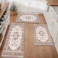 thumbnail image 1 of Farmhouse Kitchen Rugs Set 3 Piece, Boho Kitchen Mats for Floor, Non-Slip Kitchen Rug Waterproof Mats for Kitchen, Runner Rugs for Hallway Laundry Holiday Sink Decor, 1 of 12