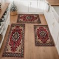 thumbnail image 1 of Farmhouse Kitchen Rugs Set 3 Piece, Boho Kitchen Mats for Floor, Non-Slip Kitchen Rug Waterproof Mats for Kitchen, Runner Rugs for Hallway Laundry Holiday Sink Decor, 1 of 12