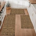 thumbnail image 1 of Farmhouse Kitchen Rugs Set 3 Piece, Boho Kitchen Mats for Floor, Non-Slip Kitchen Rug Waterproof Mats for Kitchen, Runner Rugs for Hallway Laundry Holiday Sink Decor, 1 of 12