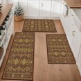 thumbnail image 1 of Farmhouse Kitchen Rugs Set 3 Piece, Boho Kitchen Mats for Floor, Non-Slip Kitchen Rug Waterproof Mats for Kitchen, Runner Rugs for Hallway Laundry Holiday Sink Decor, 1 of 12
