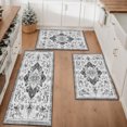 thumbnail image 1 of Farmhouse Kitchen Rugs Set 3 Piece, Boho Kitchen Mats for Floor, Non-Slip Kitchen Rug Waterproof Mats for Kitchen, Runner Rugs for Hallway Laundry Holiday Sink Decor, 1 of 12