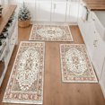 thumbnail image 1 of Farmhouse Kitchen Rugs Set 3 Piece, Boho Kitchen Mats for Floor, Non-Slip Kitchen Rug Waterproof Mats for Kitchen, Runner Rugs for Hallway Laundry Holiday Sink Decor, 1 of 12