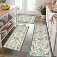thumbnail image 1 of Farmhouse Kitchen Rugs Sets of 3, Kitchen Runner Rugs Non Slip Washable, Boho Kitchen Mats for Floor, Indoor Door Mat Entrance, Laundry Room Rug, Thick Kitchen Floor Mat Carpet, 1 of 6