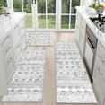 thumbnail image 1 of Farmhouse Kitchen Rugs Sets of 3 Non Slip Washable Kitchen Rugs and Mats Boho Kitchen Mats for Floor Kitchen Runner Rug Kitchen Carpet Rug Runner for Hallways Kitchen Laundry, 1 of 6