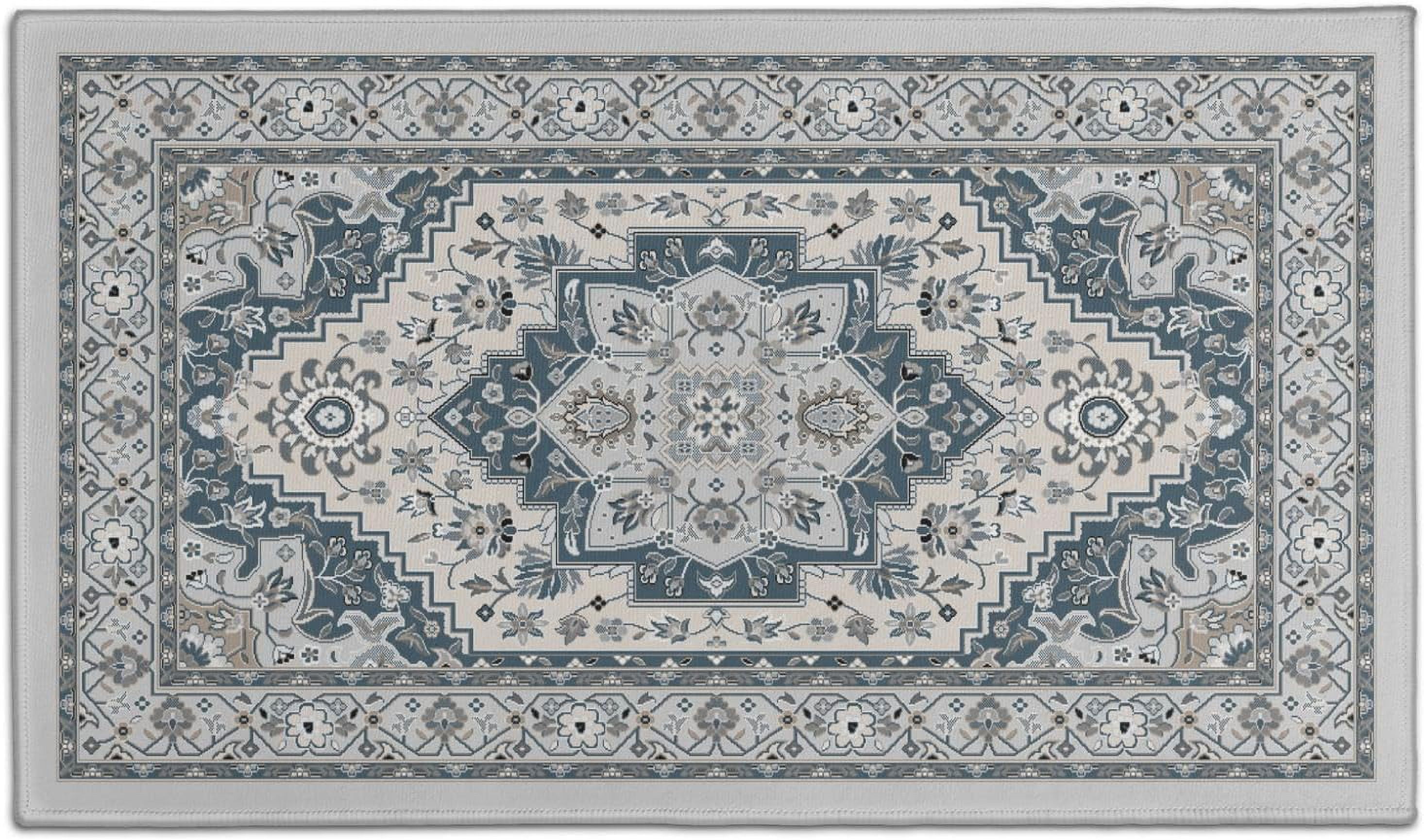 Farmhouse Kitchen Rugs and Mats 30x17 Inch, Gray Boho Kitchen Rug ...