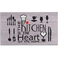 thumbnail image 1 of Farmhouse Kitchen Rugs and Mats 30x17 Inch, Kitchen is The Heart of The Home Kitchen Rug, Washable Non Skid Floor Mat for Home Kitchen Decor, 1 of 1