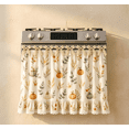 thumbnail image 1 of Farmhouse Kitchen Stove Curtain, Ruffled Lace Trim Stove Cover Curtain with Floral Prints, Decorative Oven Door Curtain for Vintage Kitchen Decor, 1 of 8