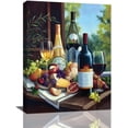 thumbnail image 1 of Farmhouse Kitchen Wall Art Vintage Wine Pictures for Dining Room Canvas Painting Prints Country Framed Modern Home Decor Artwork Ready to Hang 12''''x16'''' Fruits Wine, 1 of 1