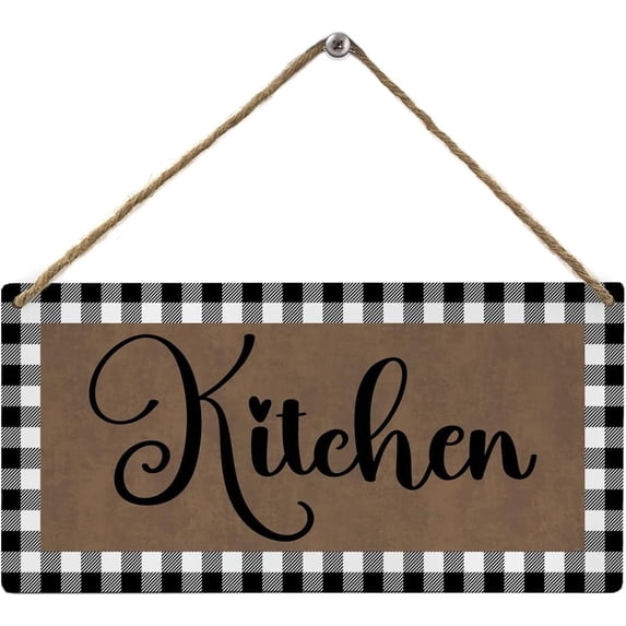 Farmhouse Kitchen Wooden Sign - Rustic Kitchen Wall Decor - Walmart.com