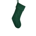 thumbnail image 1 of Farmhouse Knitted Christmas Stocking 18 Inch, Rustic Cable Knit Personalized Stocking, Winter Fireplace Hanging Decor for Xmas Family Holiday-1pcs, 1 of 7