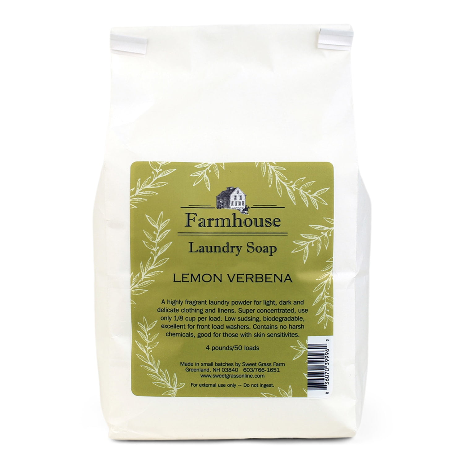 Farmhouse Laundry Soap - Lemon Verbena