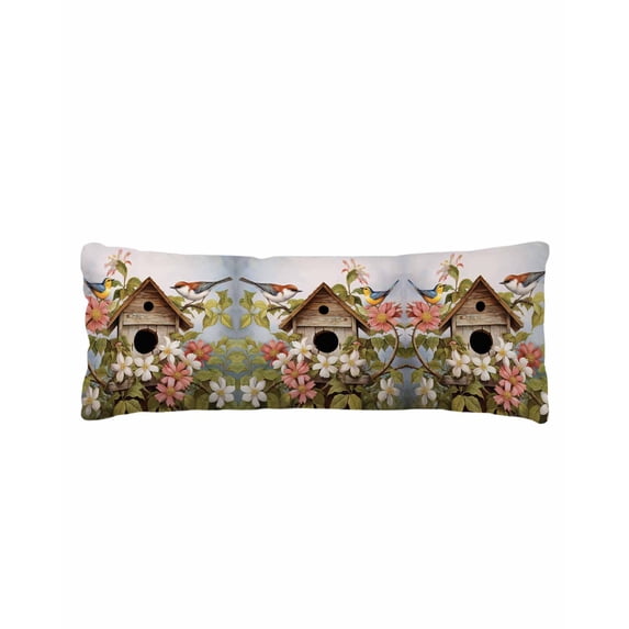 Farmhouse Leaves Country Vintage Animal Body Pillow Cover, Pillowcase Protectors with Zipper, Breathable Decorative Throw Pillow Case Cover, Pillow Shams for Couch Sofa 20x60Inch
