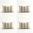 thumbnail image 1 of Farmhouse Leaves Lumbar Throw Pillow Covers 12x20 Inch Pastoral Decorative Print Natural Linen Cushion Cases for Sofa Bed Living Room Outdoor Couch Car Decor 4PC, 1 of 5