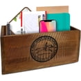 thumbnail image 1 of Farmhouse Mail Organizer For Countertop Wooden Rustic Mail Holder For Desk, 1 of 7