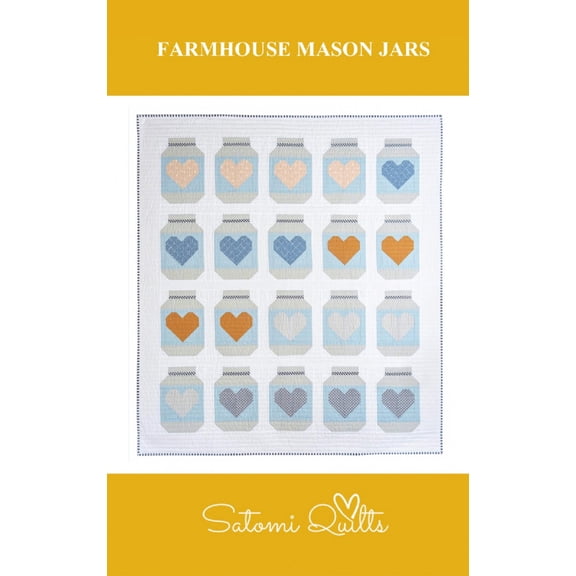 Farmhouse Mason Jars Quilt Pattern