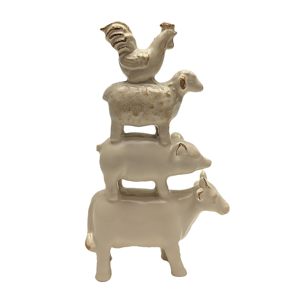 Mini Farm Stack Animals Figurine Cow Pig Farmhouse Living Room Shelf Home Decor Mini Farm Stack Animals Figurine Cow Pig Farmhouse Living Room Shelf Home Decor