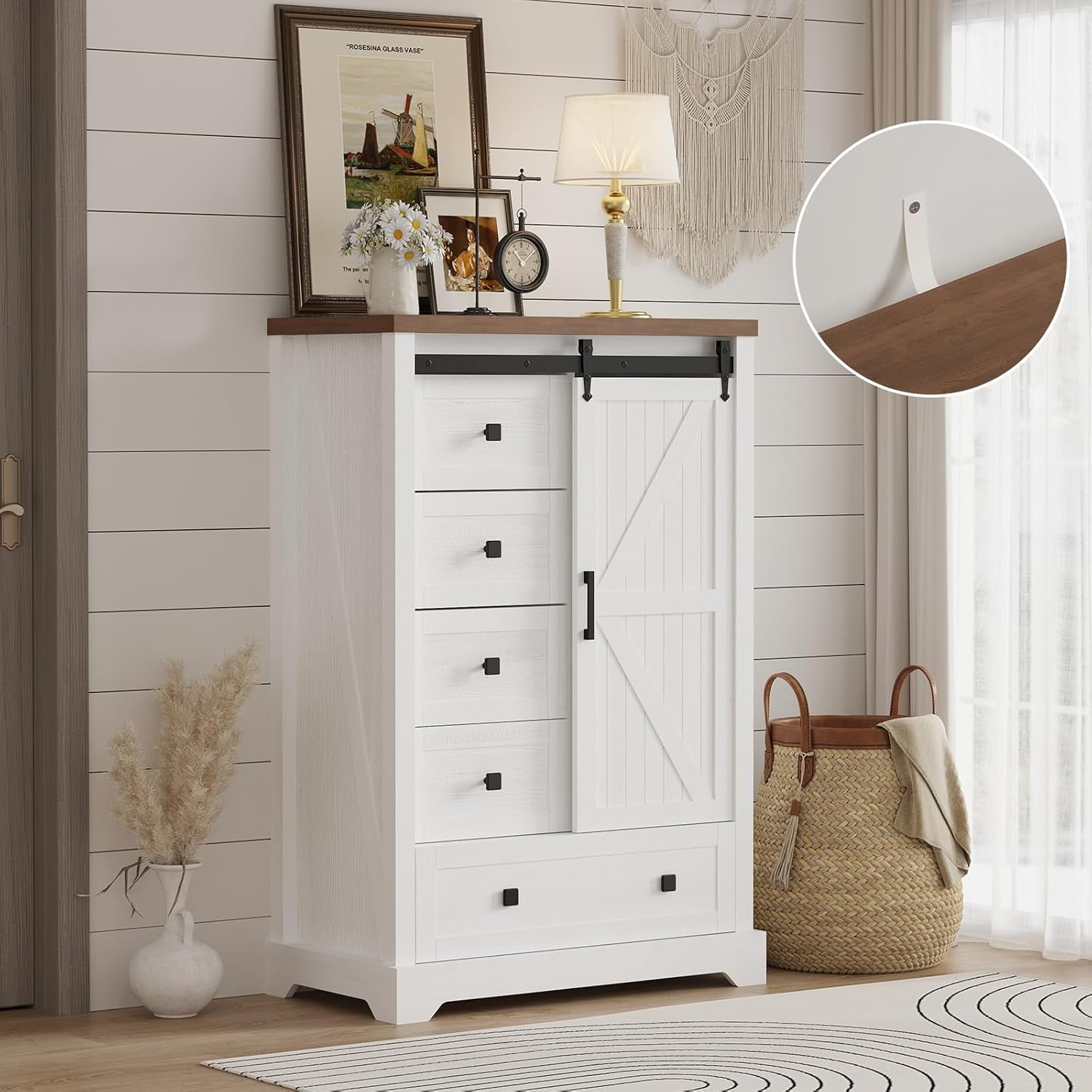 Tall dresser with sliding door discount