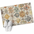 thumbnail image 1 of Farmhouse Morocco Large Area Rugs for Bedroom Living Room, Soft Non Slip Carpet Bedside Rug, Boho Abstract Shabby Texture Art Rectangular Floor Cover Kitchen Accent Rug 2'x3' for Dining Room/Office, 1 of 9
