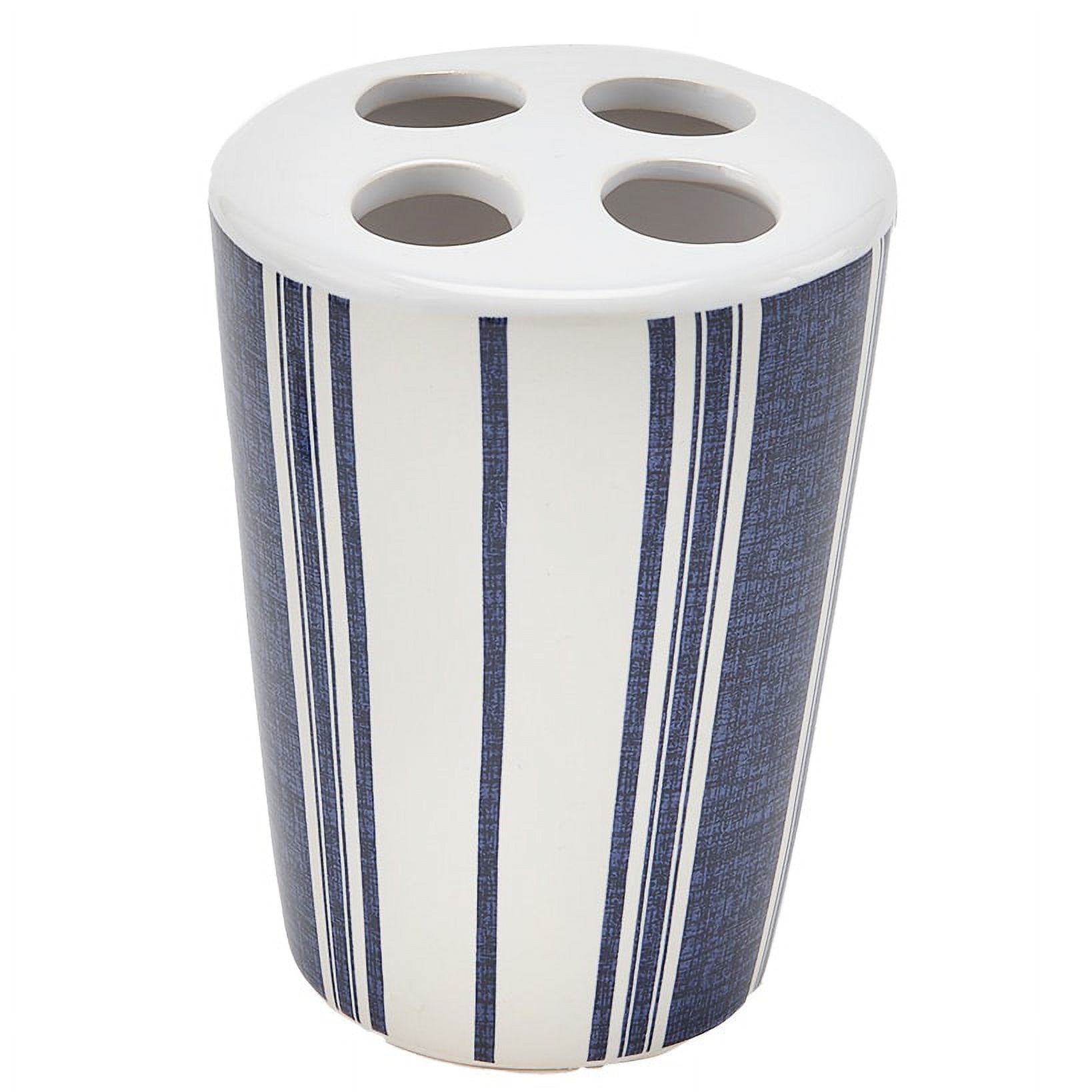 Farmhouse MultiStripe Toothbrush Holder Rustic Farmhouse Electric