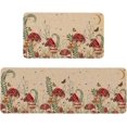 thumbnail image 1 of Farmhouse Mushroom Kitchen Rugs and Mats Set of 2, Seasonal Mushroom Kitchen Rug Non-Slip Washable Floor Mat for Home Kitchen Decor - 17x29 and 17x47 Inch, 1 of 6