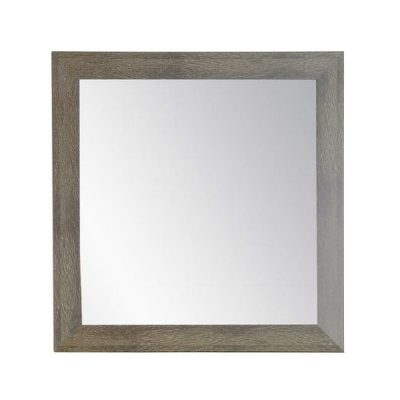 BrandtWorks BM091SQ Farmhouse Olive Accent Mirror - 32 x 32 in.