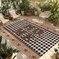 thumbnail image 1 of Farmhouse Outdoor Rug for Patio/Deck/Porch, Non-Slip Large Area Rug 3 x 5 Ft, Vintage Country Texas Star Plaid Wooden Grain Indoor Outdoor Rugs Washable Area Rugs, Camping Rug Carpet Runner, 1 of 8