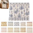 thumbnail image 1 of Farmhouse Oven Decorative Cloth, Lace Ruffle Stove Dust Cover Curtain with Bowknot for Kitchen Appliance Decoration, 1 of 8