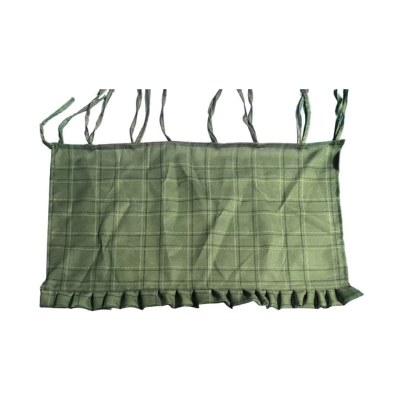 Farmhouse Oven Skirt Handmade Embroidery Ruffled Design, Heat Insulated Kitchen Apron, Easy Install Home D茅Cor Cover For Hiding Clutter And Oven Decoration B - One Size