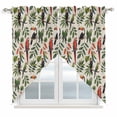 thumbnail image 1 of Farmhouse Parrots Swag Valances for Windows 2 Pack, Kitchen Window Curtains 36 Inch Length, Spring Summer Botanical Leaves Burlap Privacy Swag Curtains for Living Room/Bathroom 36"x36", 1 of 8