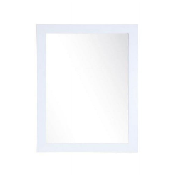 Brandt Works BM086M3 32 x 41 in. Farmhouse Pearl White Wall Mirror