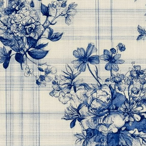 Farmhouse Peel and Stick Wallpaper 23.6in x 9.8ft Blue Floral Roses Wildflowers Contact Paper Vinyl Self-Adhesive Removable Wall Paper for Bedroom Kitchen Cabinet Renter Friendly