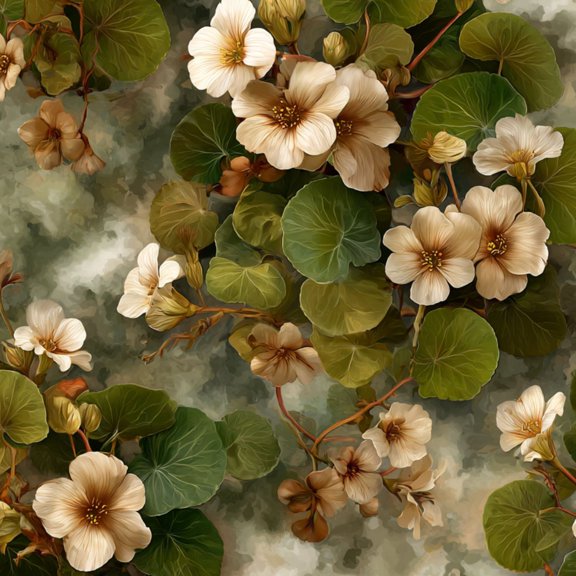 Farmhouse Peel and Stick Wallpaper Vintage Botanical Prairie Wildflowers Soft Mist Wall Mural 17.7in x 9.8ft Self Adhesive Removable Boho Botanical Wall Paper for Bedroom Shlef Cabinet Décor