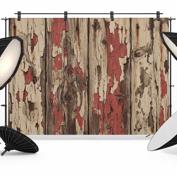 Farmhouse Photography Backdrop 7x5FT, Country Rustic Shabby Chic Retro Wooden Texture Photo Backdrops, Background for Photography Studio Photo Studio Background, Back Drop for Photoshoot