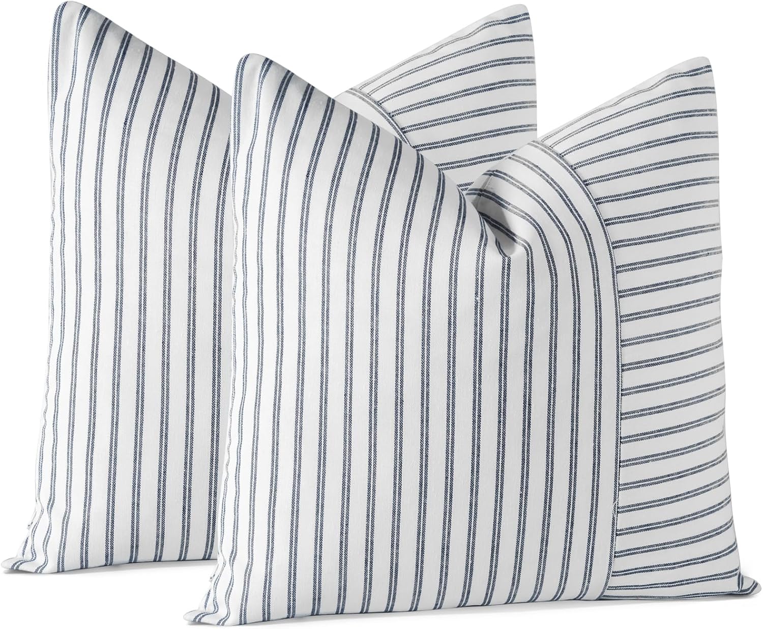 Farmhouse Pillow Covers 16 x 16 Inch Modern Accent Square Decorative