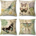 thumbnail image 1 of Farmhouse Pillow Covers 18x18 Set of 4 Spring Pillow Covers Outdoor Decorative Throw Cushion Case for Sofa Couch Living Room, 1 of 6