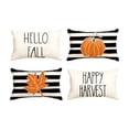 thumbnail image 1 of Farmhouse Pillow Covers Set of 4 | Fall Thanksgiving Decor Lumbar Throw Pillows for Couch Home Decor, 1 of 9