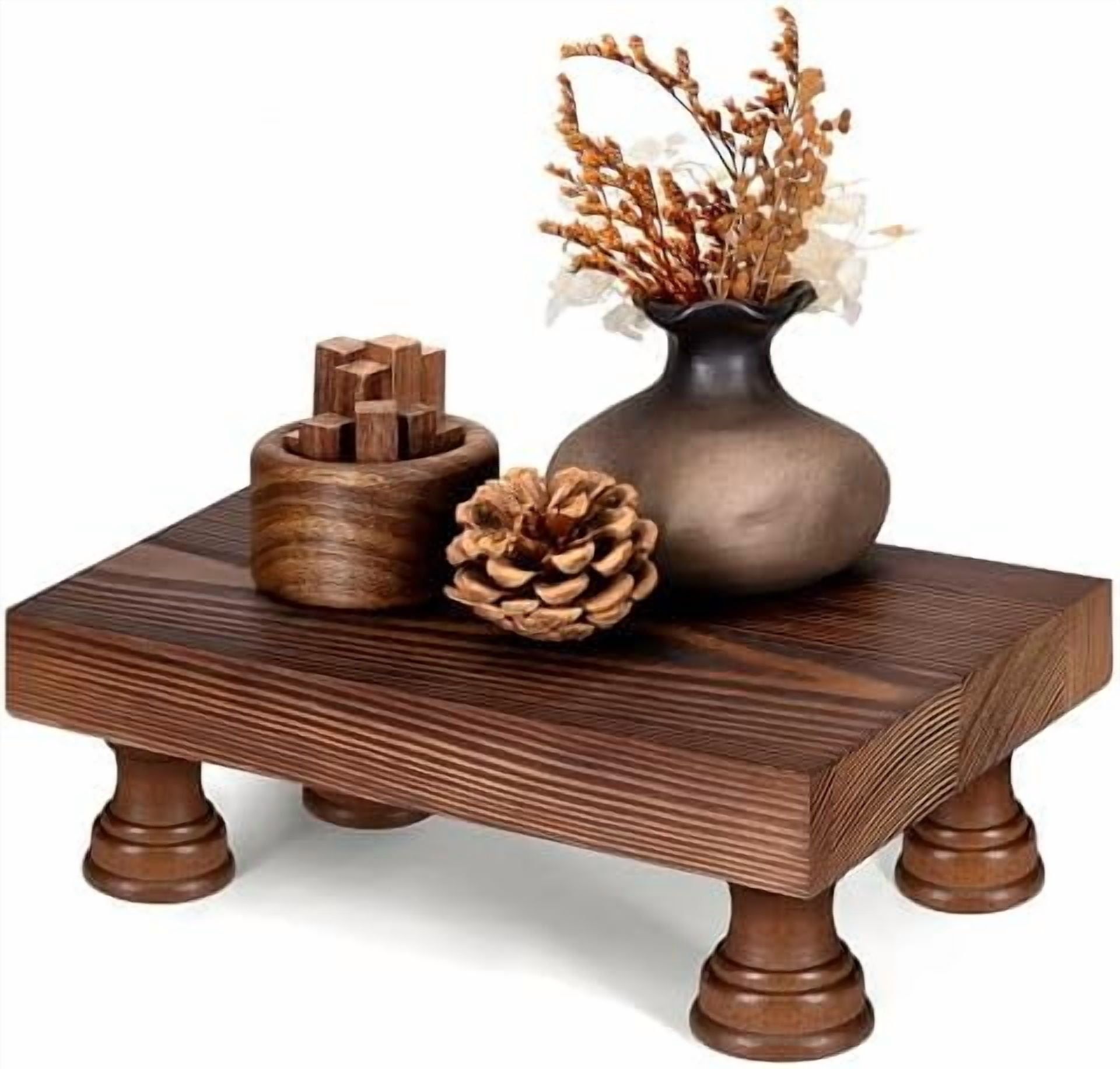 Farmhouse Pine Wood Risers for Decor in Kitchen & Bathroom - Risers ...