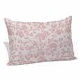 thumbnail image 1 of Farmhouse Pink Pillow Covers 12"x20", Vintage Flower Leaf Botanical Plant Soft Brushed Microfiber Breathable Throw Pillow Covers, Decorative Pillowcase with Zipper for Couch Sofa Bedroom Living Room, 1 of 9