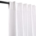 thumbnail image 1 of Farmhouse Poly Heavy Canvas Cotton Curtains - 50x63" White, Set of 2, 1 of 5