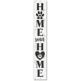 thumbnail image 1 of Farmhouse Primitiv Funny Home Sweet Home Dog Paw Vertical Sign Rustic Hanging Welcome Wall Sign For Home Yard Garden Decor All Seasons Decor Farmhouse Home Decor Wood Sign 4x16 Inch, 1 of 6
