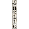 thumbnail image 1 of Farmhouse Primitiv Oh Hello Porch Sign Welcome Porch Sign Wooden Front Porch Sign Farmhouse Home Decor For Indoor And Outdoor Rustic Holiday Gift Party Place Wood Sign, 1 of 6