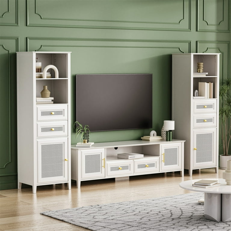 Tv stand and cabinet hotsell set