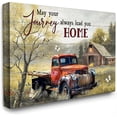 thumbnail image 1 of Farmhouse Red Truck Canvas Wall Art Farmhouse Christian Barn Painting Country Wall Decor Framed Posters Home for Living Room Bedroom Bathroom Decoration 12x16inch, 1 of 7
