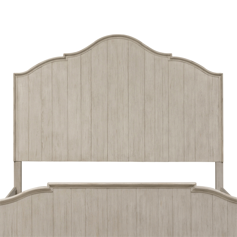 Farmhouse Reimagined White King Panel Headboard