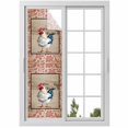 thumbnail image 1 of Farmhouse Roosters Window Privacy Film, Vintage Farm Chicken Pink Leaves Static Cling UV Sun Blocking Heat Control Window Tint Day and Night, Non-Adhesive One Way Windows Privacy Cover 17.7''x78.7'', 1 of 6